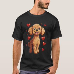 Camiseta 01 Poodle Marrom