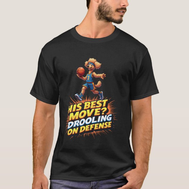 Camiseta 01 Presente Engraçado de Basquetebol para Amantes  (Frente)