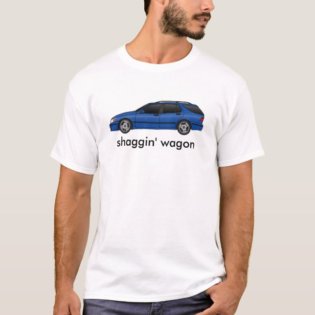 Camiseta 01aero wagon_cosmic, vagão do shaggin (Frente)