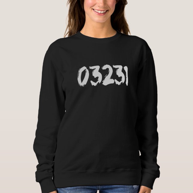 Camiseta 03231 Zipcode East Andover New Hampshire Hometown (Frente)