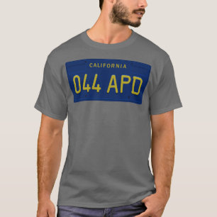 Camiseta 044 APD - placa de licença Lt
