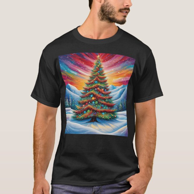 Camiseta 04 - Árvore de Natal da Maravilha Inverna Encantad (Frente)