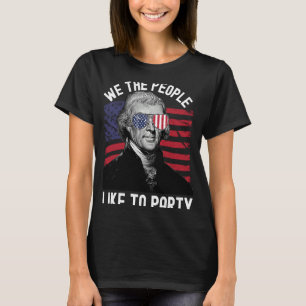 Camiseta 04 de julho Thomas Jefferson Nós as Pessoas gostam