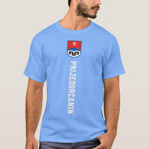 Camiseta 07 Casaco De Bandeira Prijedor Bósnia Do Braço Emb