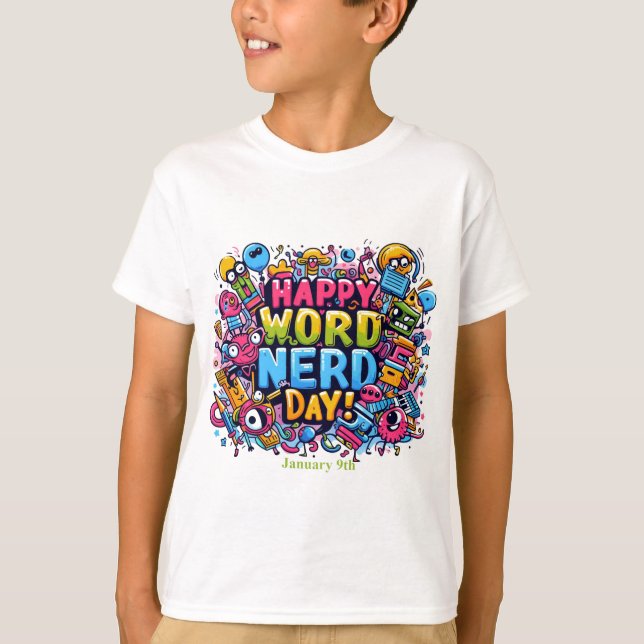 Camiseta 09 de janeiro - Dia do Nerd do Word (Frente)