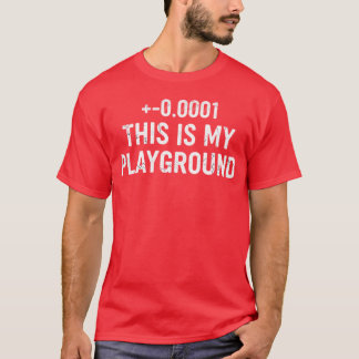 Camiseta +-0.0001 This Is My Playground - Distressed Typogr