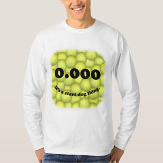 Camiseta 0,000, o começo perfeito, é uma coisa do cão do