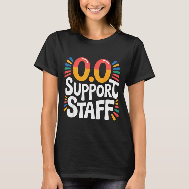 Camiseta 0.0 Suprt Staff Marathon Cheer Squad -  (Frente)