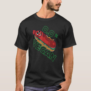 Camiseta 0.0 vegano, eu amo carne, anti-vegano