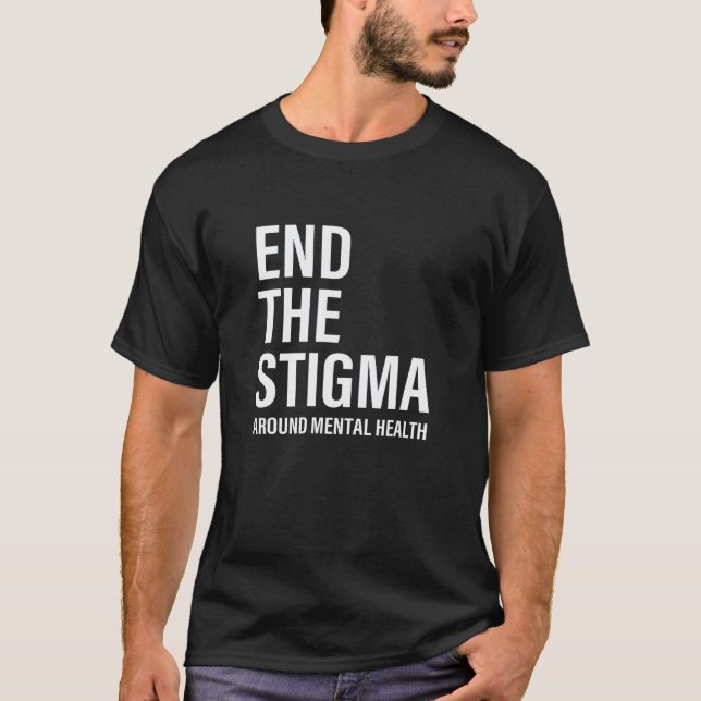 Camiseta 0 Acabe Com O Estigma  Em Torno Da Saúde Mental  S (Frente)