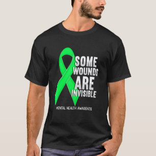 Camiseta 0 Algumas Feridas São Invisíveis - Conscientização