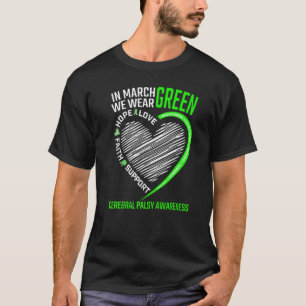 Camiseta 0 Amor Esperança Conscientização Nós Usamos Verde