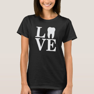 Camiseta 0 Amor Odontológico Higienista Bucal Assistente De