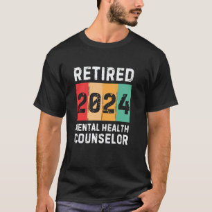 Camiseta 0 Aposentado 2024 Conselheiro de Saúde Mental Vint