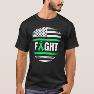 Camiseta 0 Bandeira Americana Conscientização da Saúde Ment