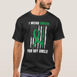 Camiseta 0 Bandeira Americana de Consciencialização da Para