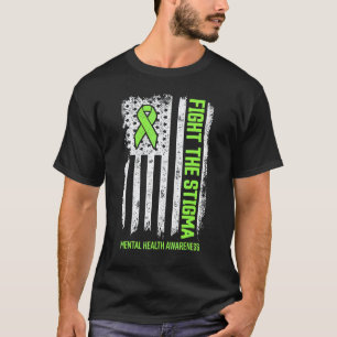 Camiseta 0 Combater Estigma Saúde Mental Importa Saúde Ment