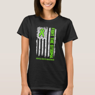 Camiseta 0 Combater Estigma Saúde Mental Importa Saúde Ment