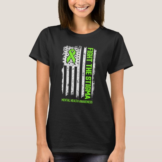 Camiseta 0 Combater Estigma Saúde Mental Importa Saúde Ment (Frente)