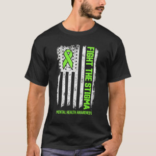 Camiseta 0 Combater Estigma Saúde Mental Importa Saúde Ment