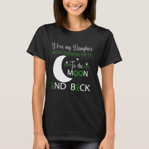 Camiseta 0 Consciência da Paralisia Cerebral Mãe Pai Filha
