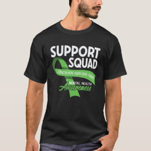 Camiseta 0 Consciencialização Eu Apoio Esquadra I Depressão