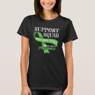 Camiseta 0 Consciencialização Eu Apoio Esquadra I Depressão