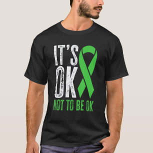 Camiseta 0 Conscientização da Saúde Mental Está Tudo Bem Nã