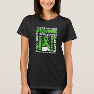 Camiseta 0 Conscientização da Saúde Mental para os Guerreir
