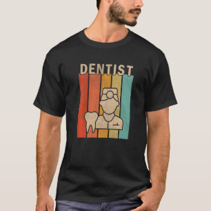 Camiseta 0 Dentista Angustiado Homens Mulheres Dentista Fof
