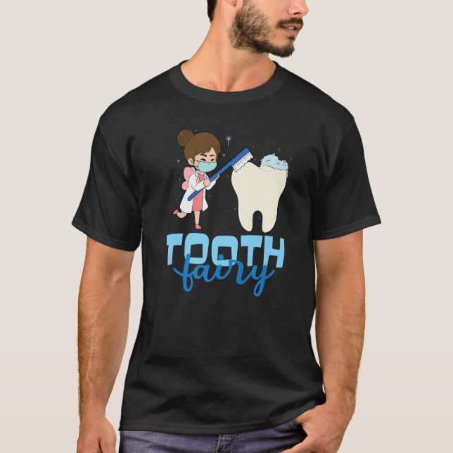 Camiseta 0 Dentista da Fada dos Dentes (Frente)