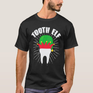 Camiseta 0 Dentista de Natal Higienista Dental Elfo do Dent