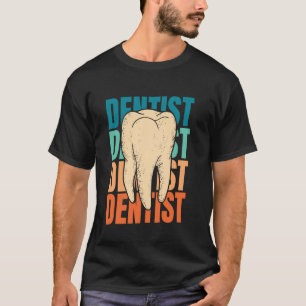 Camiseta 0 Dentista Dente Retro Odontologia - Dentes Vint