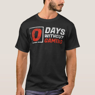 Camiseta 0 dias sem menina gamer