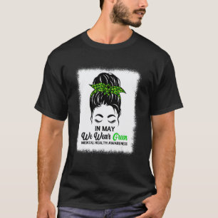 Camiseta 0 Em Maio Usamos Verde Consciencialização da Saúde