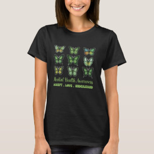 Camiseta 0 Em Maio Usamos Verde Conscientização da Saúde Me