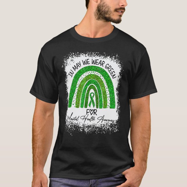 Camiseta 0 Em Maio Usamos Verde Para Conscientização Sobre  (Frente)