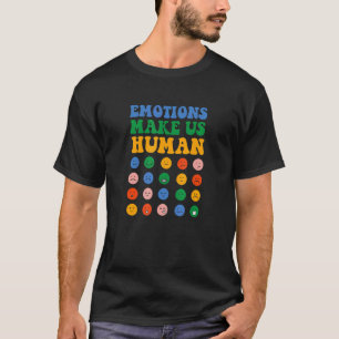 Camiseta 0 Emoções nos Fazem Humanos, Saúde Mental