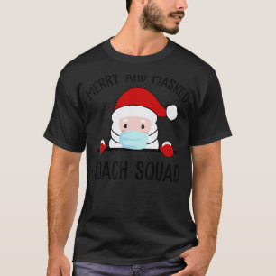 Camiseta 0 Equipe Odontológica Dentes Em Máscara Natal Quar