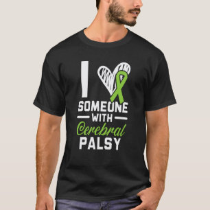 Camiseta 0 Eu Amo Alguém Com Paralisia Cerebral Guerreiro S