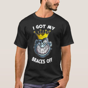 Camiseta 0 Eu Tirei Meu Aparelho Ortodôntico - Dentes Denti