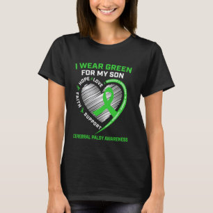 Camiseta 0 Eu Uso Verde Para a Consciencialização da Parali