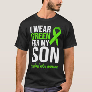 Camiseta 0 Eu Uso Verde Para a Consciencialização da Parali