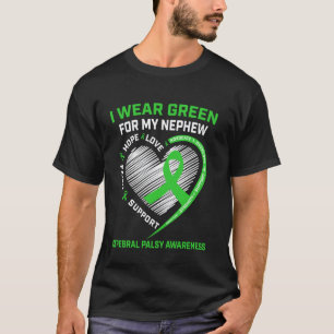 Camiseta 0 Eu Uso Verde Para A Conscientização Da Paralisia