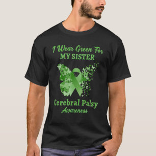 Camiseta 0 Eu Uso Verde Para a Conscientização da Paralisia