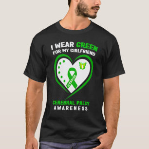 Camiseta 0 Eu Uso Verde Para a Paralisia Cerebral da Minha