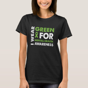 Camiseta 0 Eu Uso Verde Para Conscientização Sobre Saúde Me