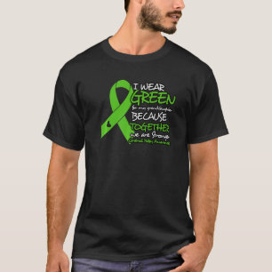 Camiseta 0 Eu Uso Verde Para Minha Netinha  Paralisia Cereb