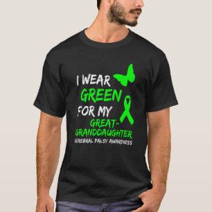 Camiseta 0 Eu Uso Verde Para O Mês Da Paralisia Cerebral Da