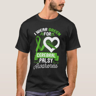 Camiseta 0 Eu Uso Verde Para Suporte Conscientização Parali